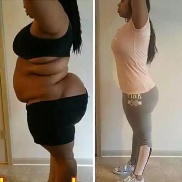 WOW !! This Lady’s Weight Loss Transformation Will Leave You Speechless